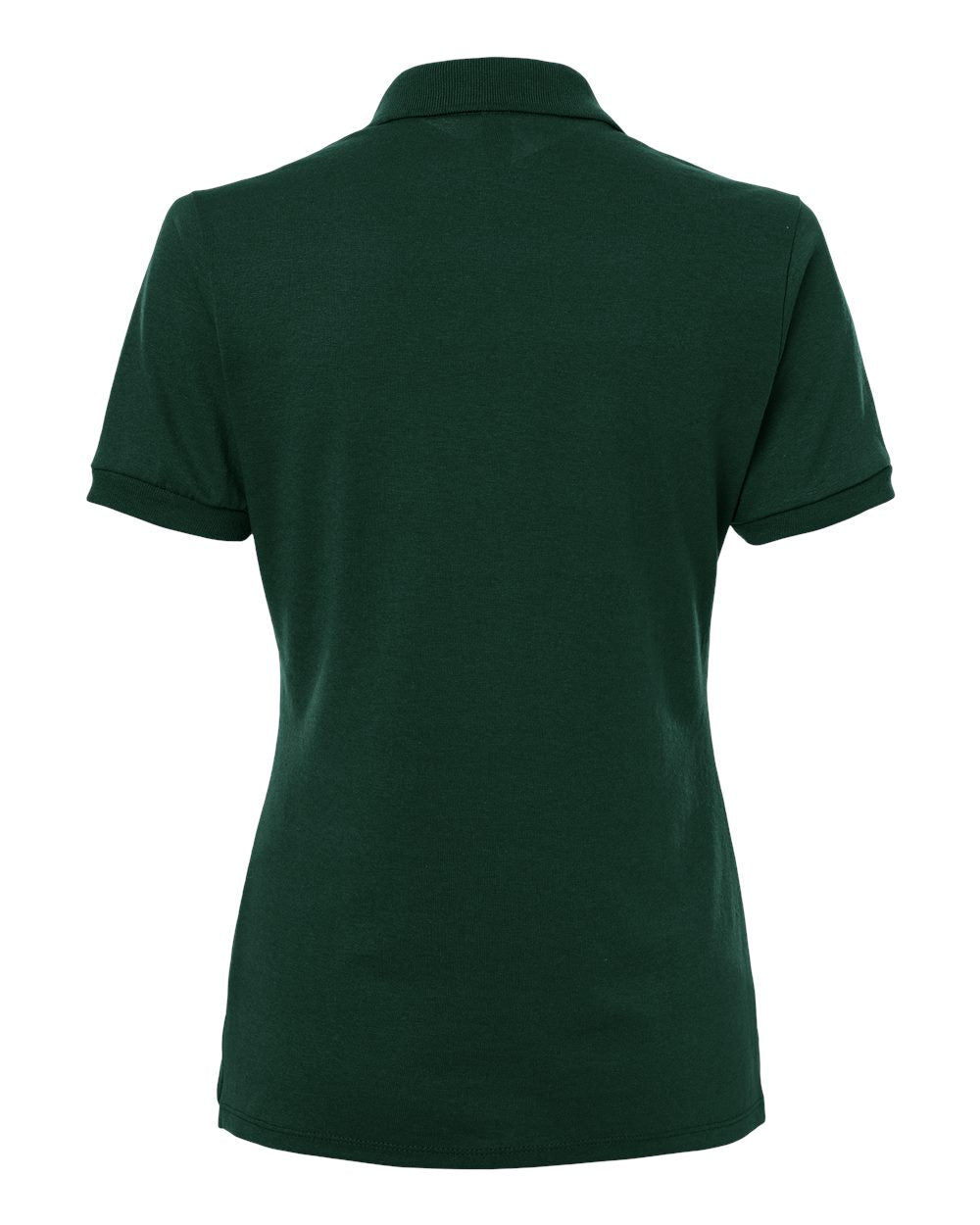 Front View of Forest Green Women's Dri-Power® Polo - 437F