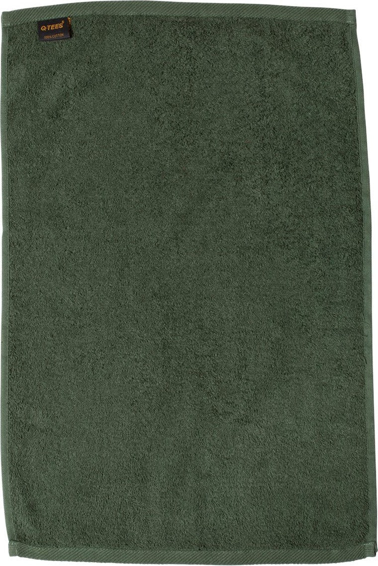 Front View of Forest Hemmed Hand Towel - T200