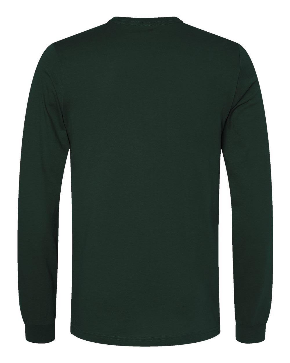 Front View of Forest Jersey Long Sleeve Tee - 3501