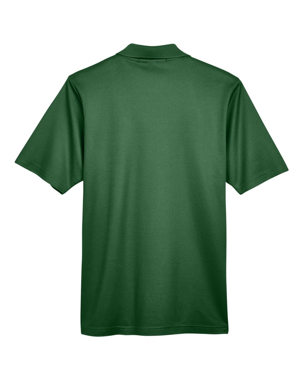 Front View of Forest Men's CrownLux Performance® Plaited Polo - DG20