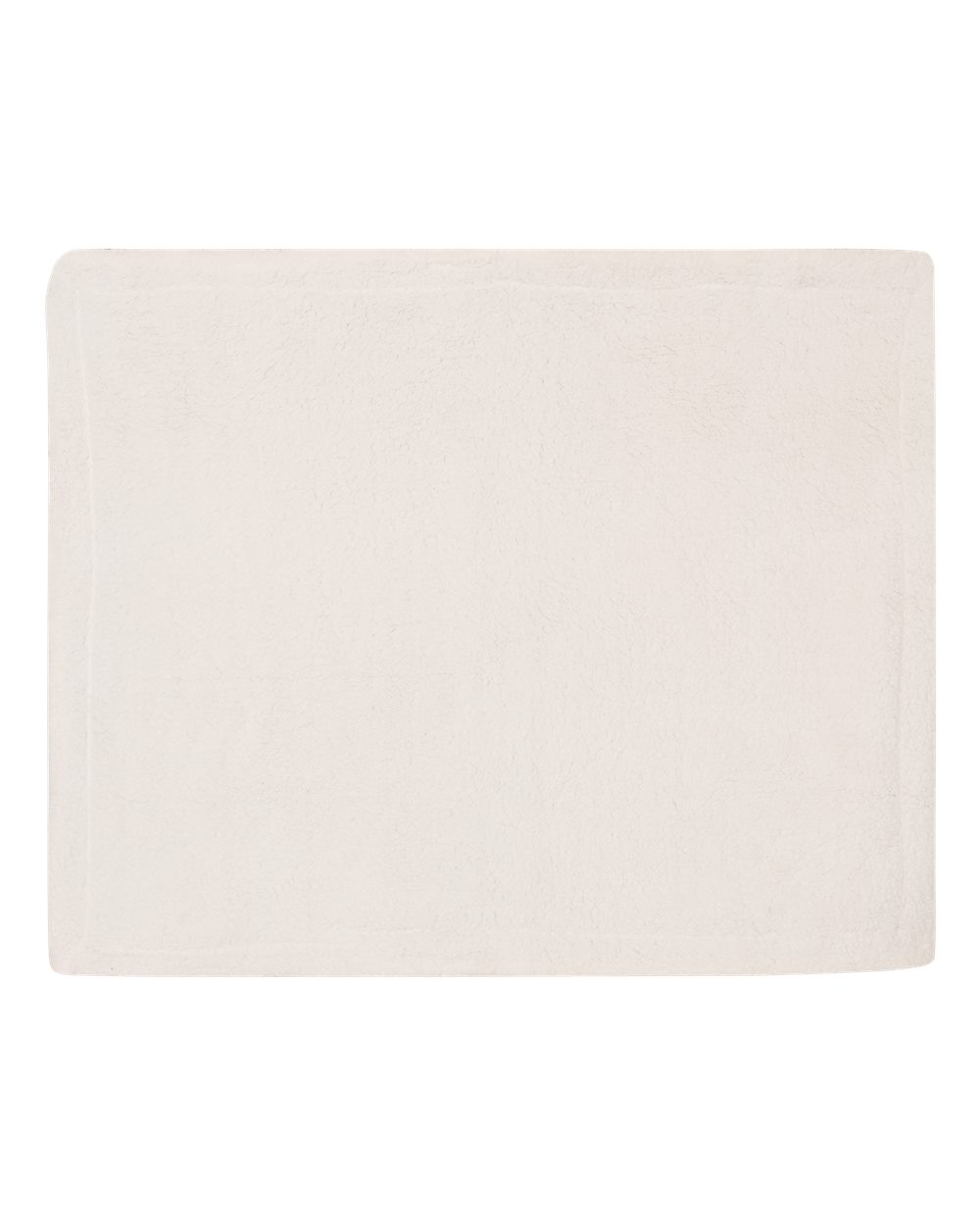 Front View of Forest Micro Mink Sherpa Blanket - 8712