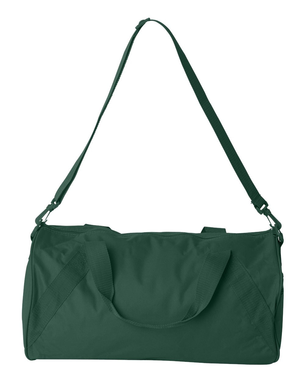 Front View of Forest Recycled 18” Small Duffel Bag - 8805