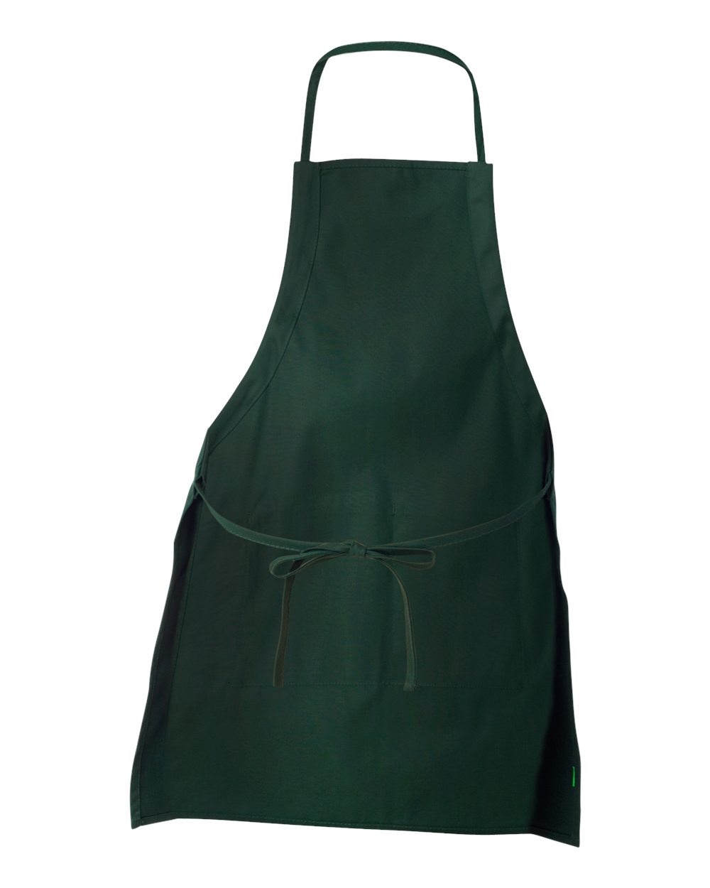 Rear View of Forest Two-Pocket Butcher Apron - 5502