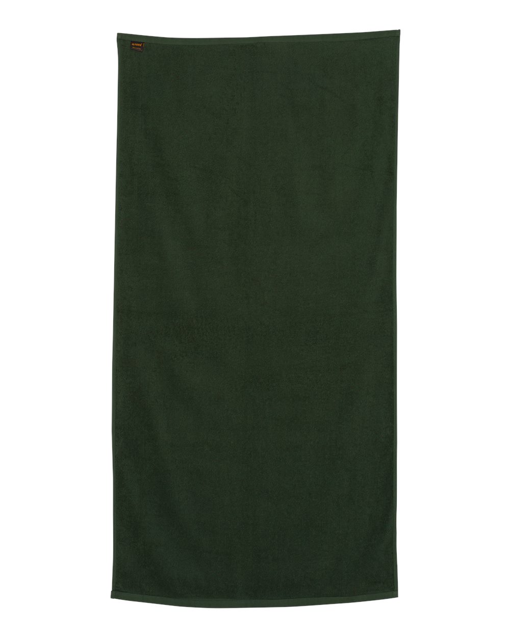 Front View of Forest Velour Beach Towel - QV3060