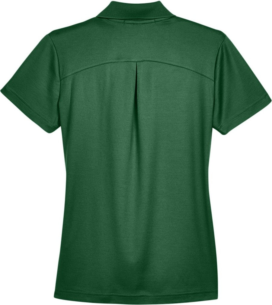 Front View of Forest Women's CrownLux Performance® Plaited Polo - DG20W