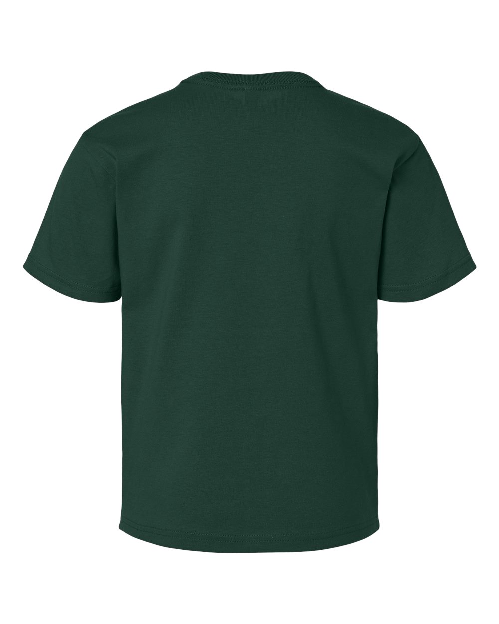 Rear View of Forest Youth 6oz. Heavyweight Tee - 3010Y