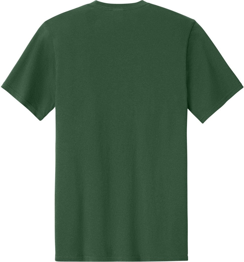 Front View of ForestGrn Port & Co Easy Cotton Tee PC43