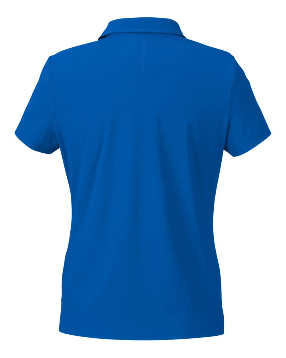 Front View of French Blue Women's CrownLux Performance® Windsor Welded Polo - DG110W