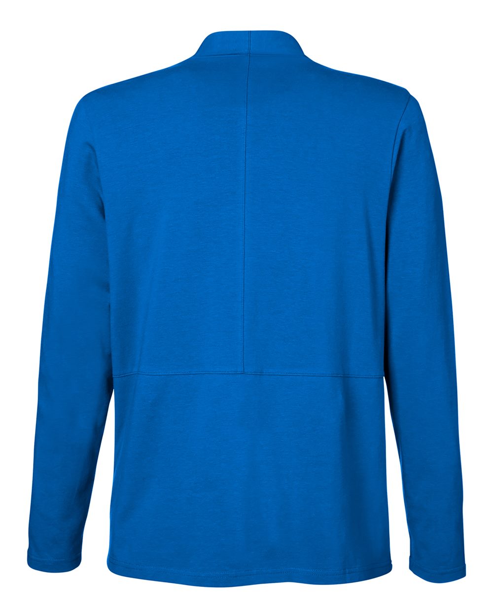 Front View of French Blue Women's Raleigh Stretch Cardigan - DP125W