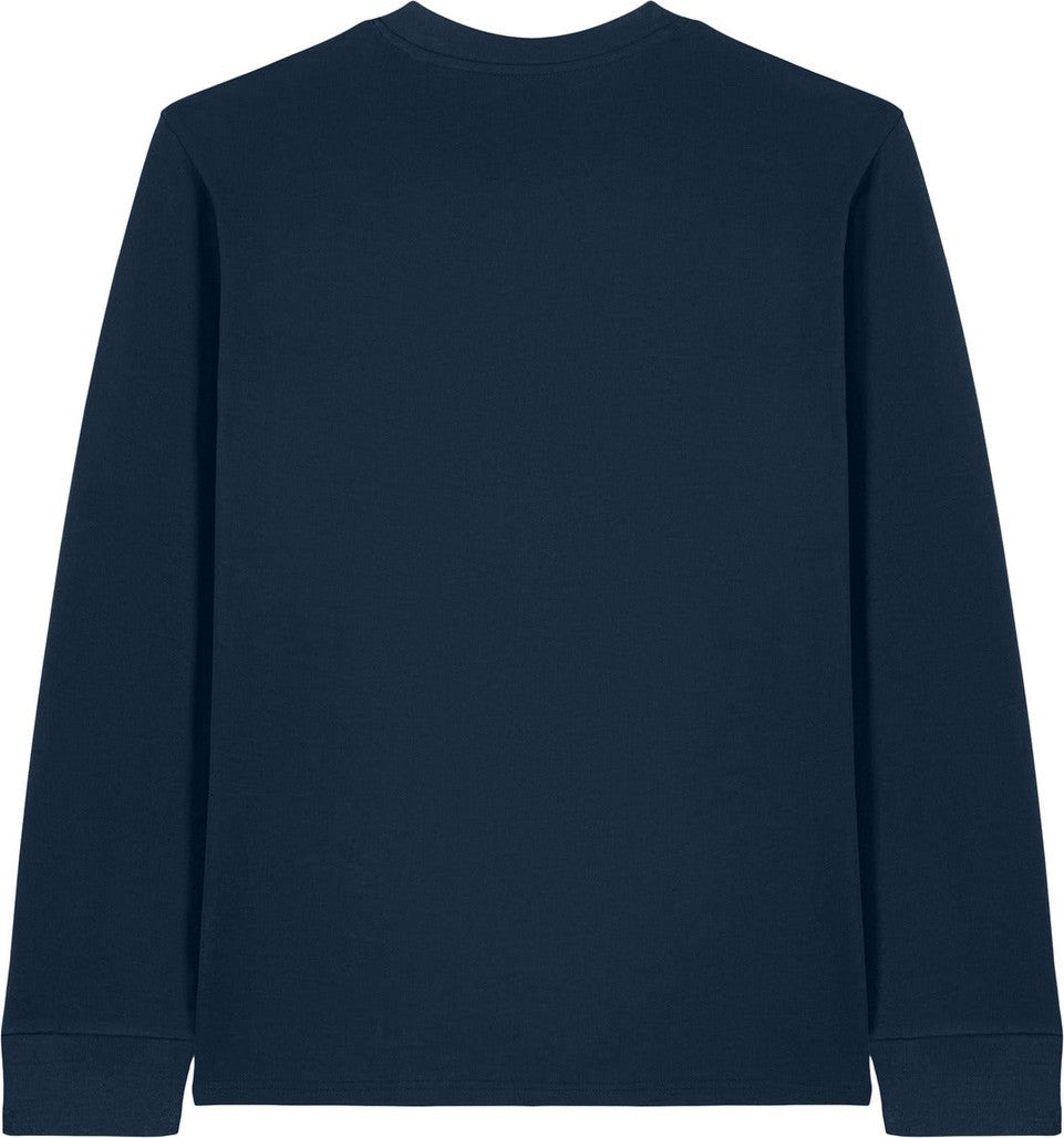 Front View of FrenchNavy Stanley/Stella Unisex Creator 2.0 Long Sleeve Tee SXU022