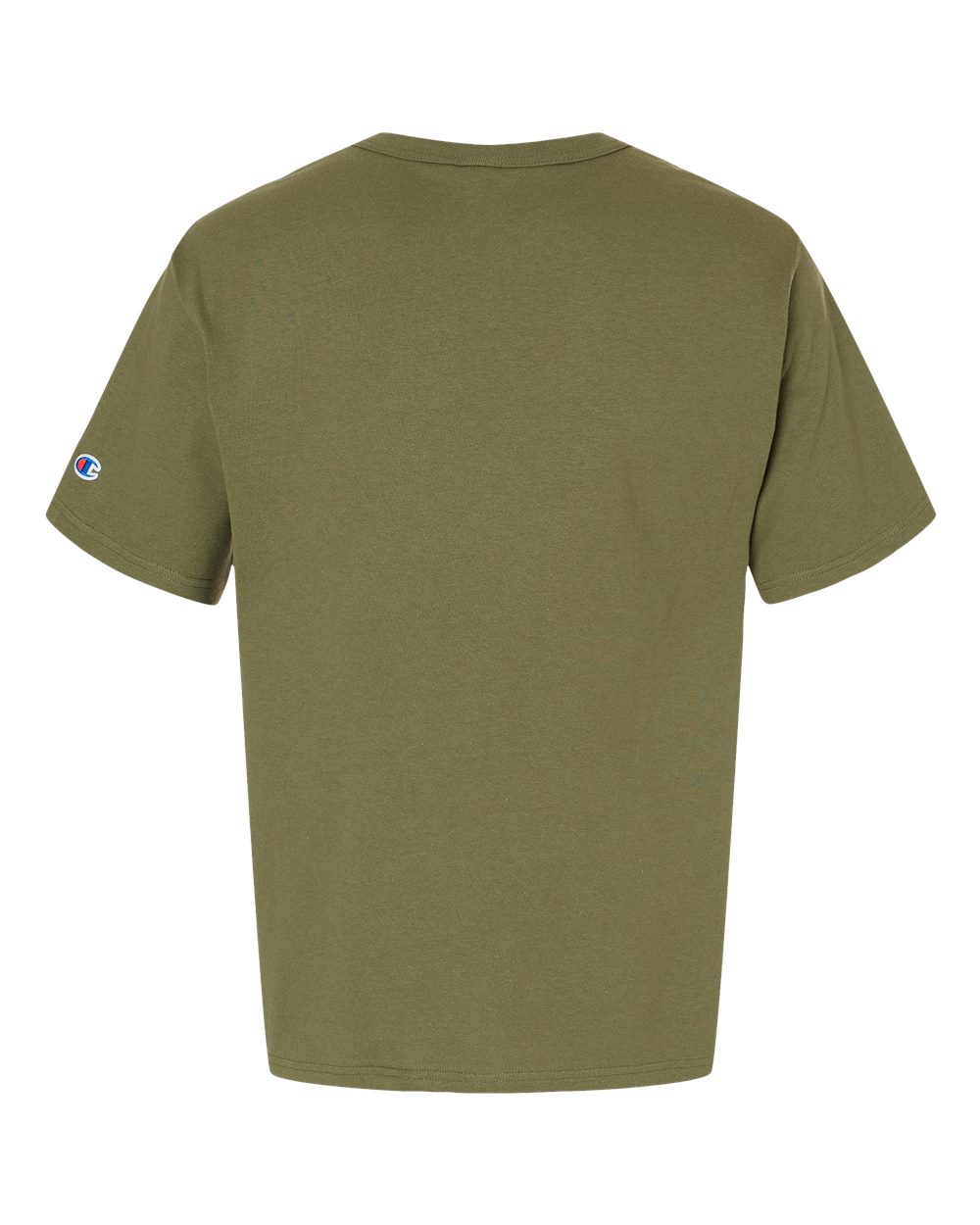 Front View of Fresh Olive Heritage Jersey T-Shirt - T105