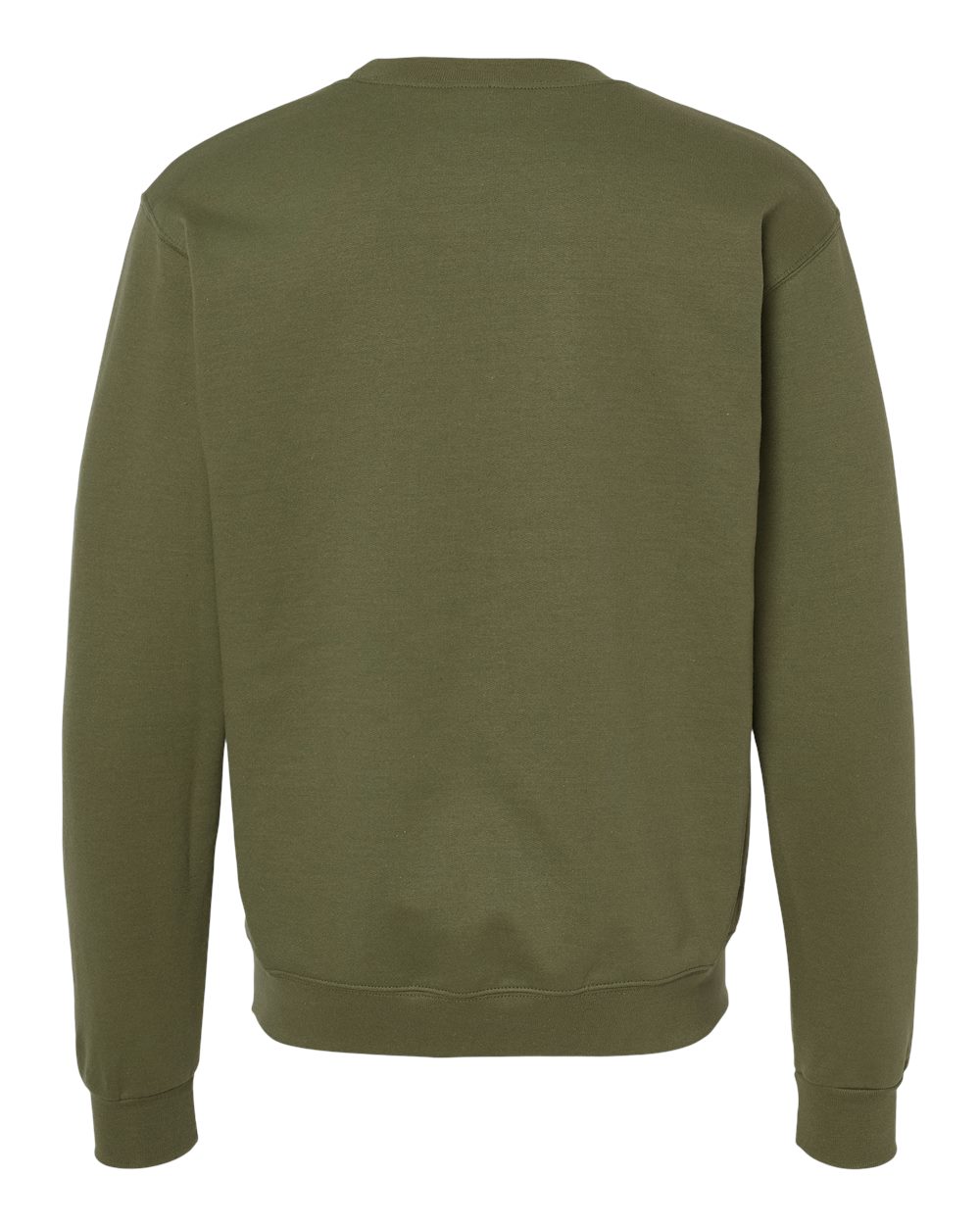 Front View of Fresh Olive Powerblend® Crewneck Sweatshirt - S600