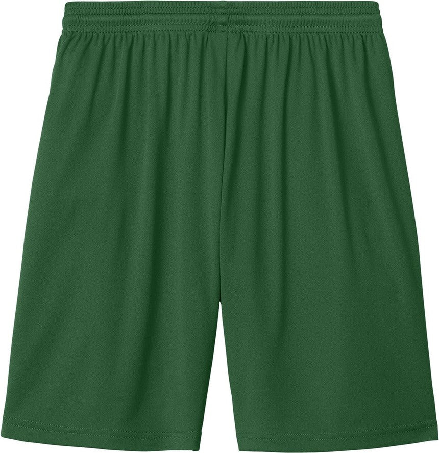 Front View of FrGn/White Sport-Tek Competitor United 7" Short ST103