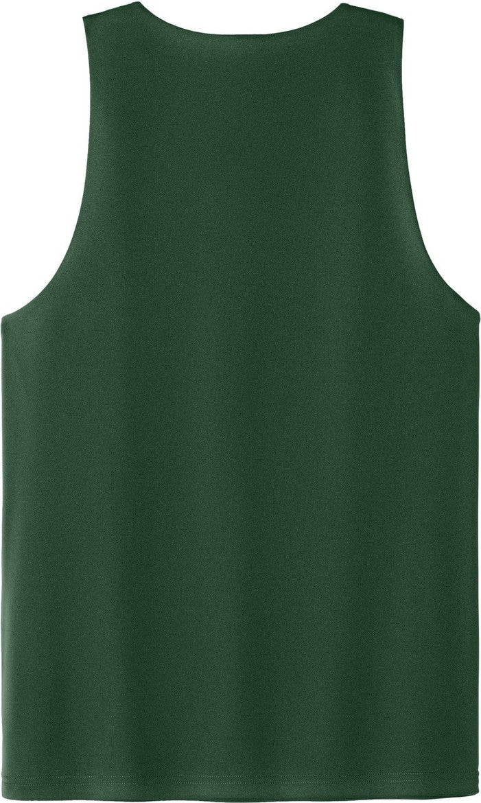 Front View of FrGn/White Sport-Tek PosiCharge Competitor Rev Tank ST551