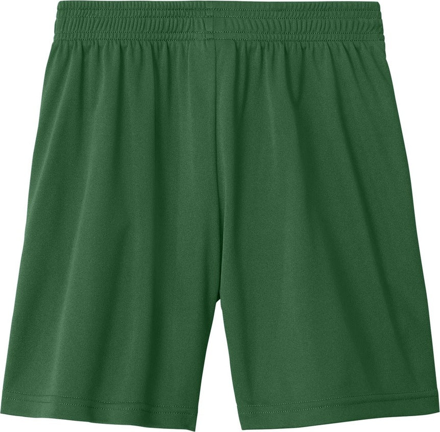 Front View of FrGn/White Sport-Tek Youth Competitor United 5" Short YST103