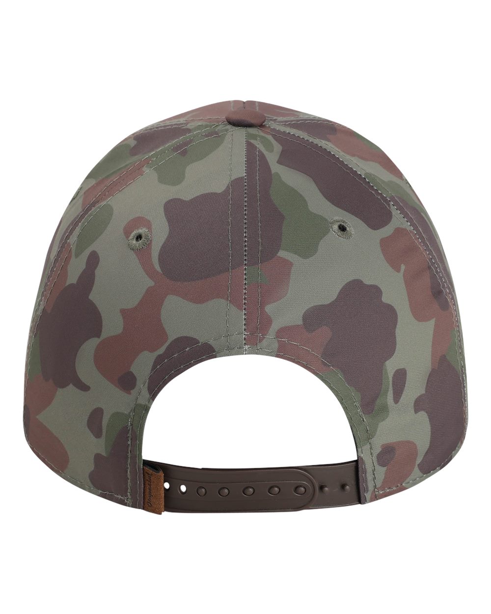 Front View of Frog Skin Camo/ Green The Outtasite Cap - 5058