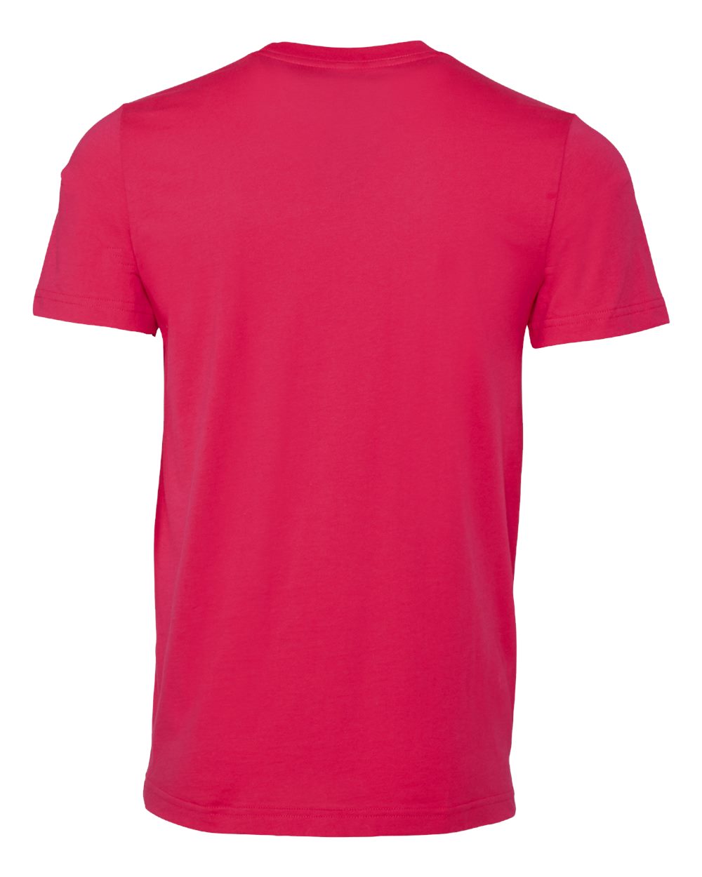 Front View of Fuchsia Jersey Tee - 3001