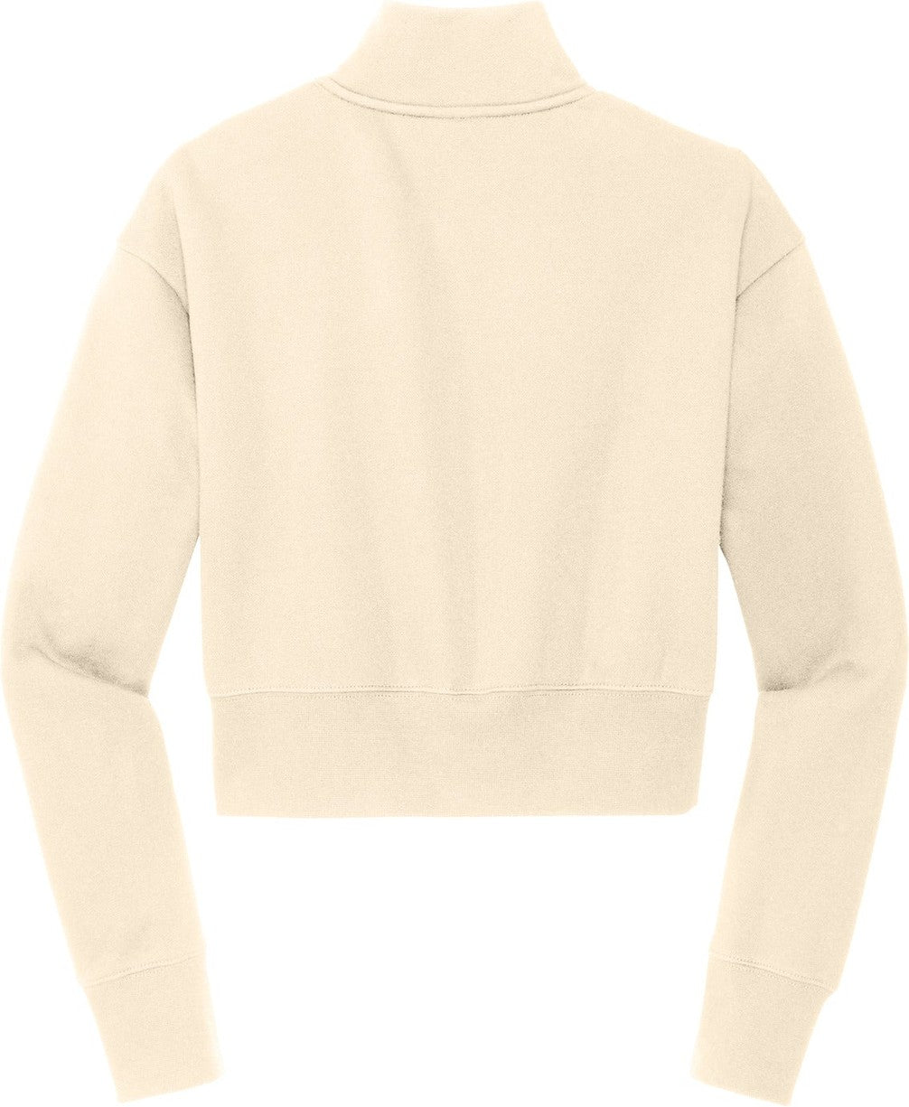 Rear View of Gardenia District Women's V.I.T. Fleece 1/2-Zip DT6111