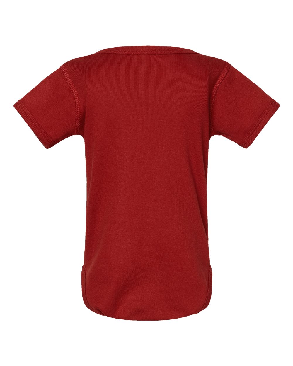 Front View of Garnet Infant Baby Rib Bodysuit - 4400