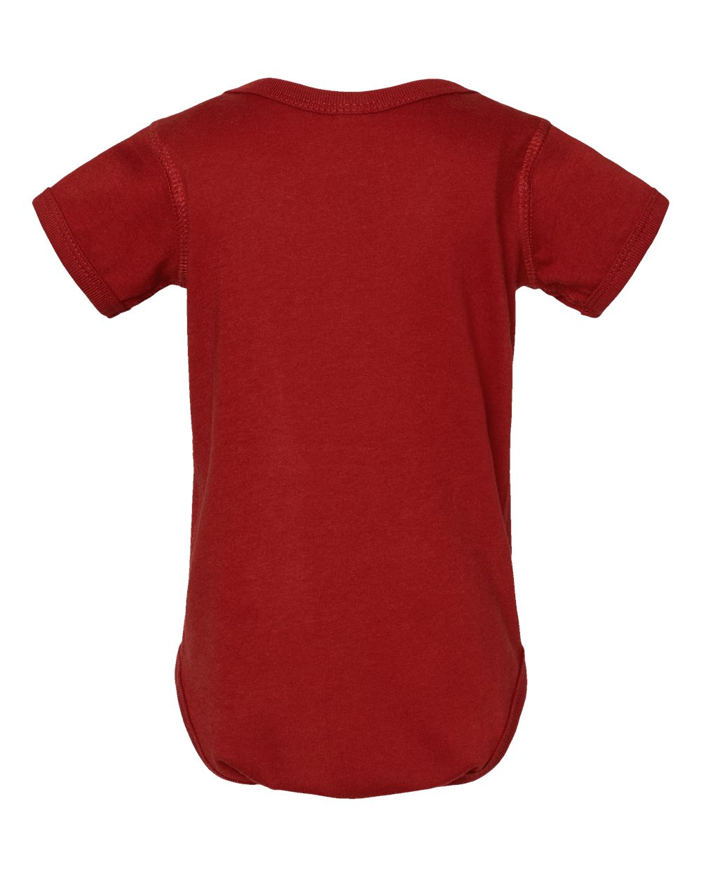 Front View of Garnet Infant Fine Jersey Bodysuit - 4424