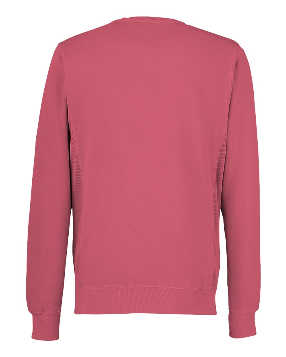 Front View of Garnet Pigment-Dyed Fleece Crewneck Sweatshirt - 8731