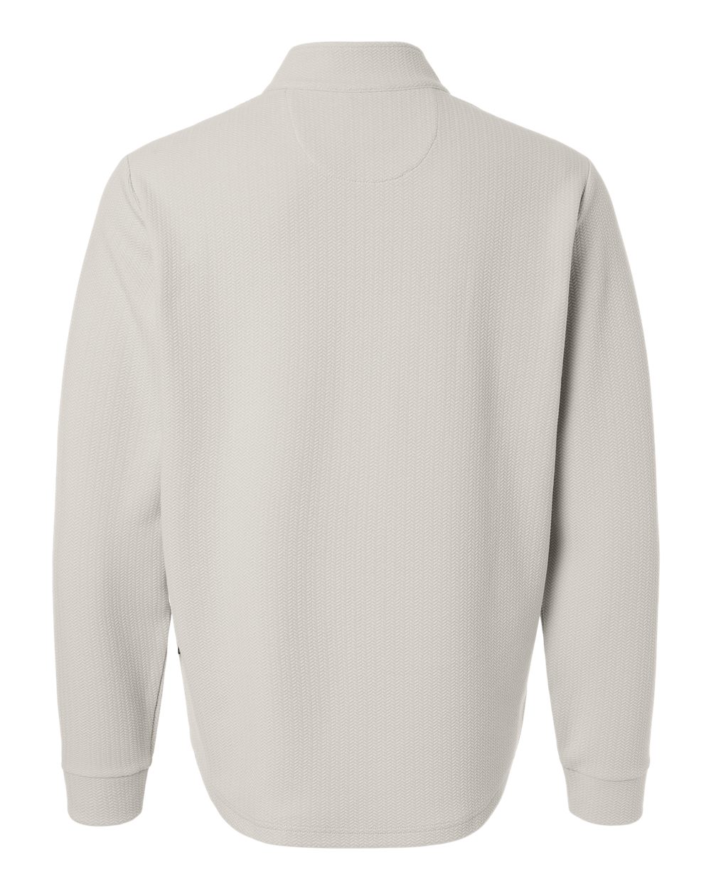 Rear View of Glacier Men's Luke Quarter-Zip Pullover - SWL500 plain