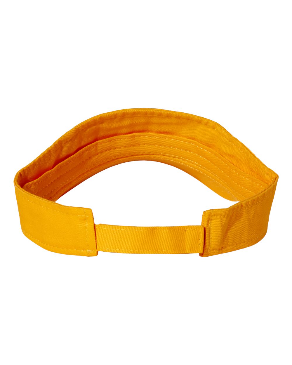 Front View of Gold Bio-Washed Visor - VC500