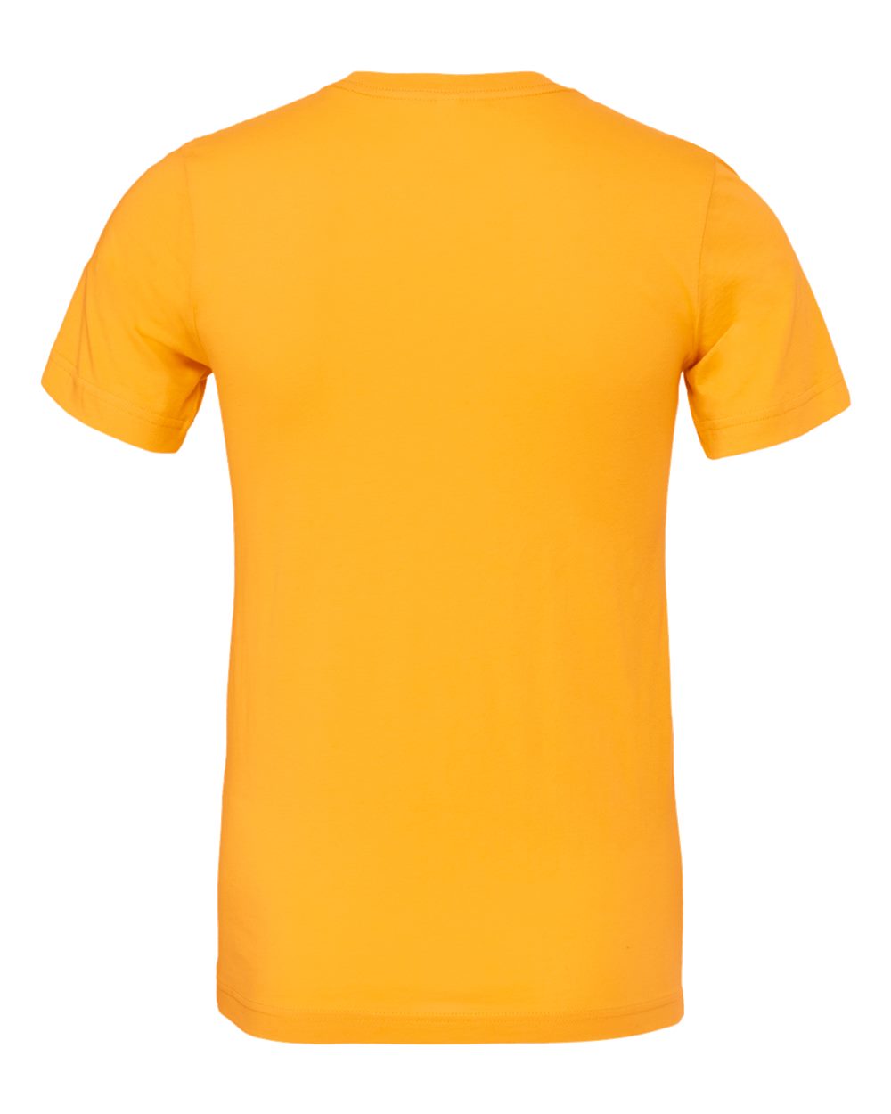 Front View of Gold Jersey Tee - 3001