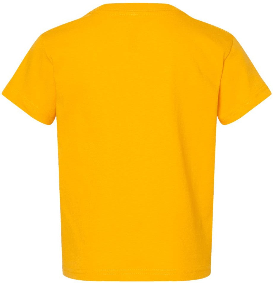 Front View of Gold Juvy Youth Short Sleeve T-Shirt - 3301J