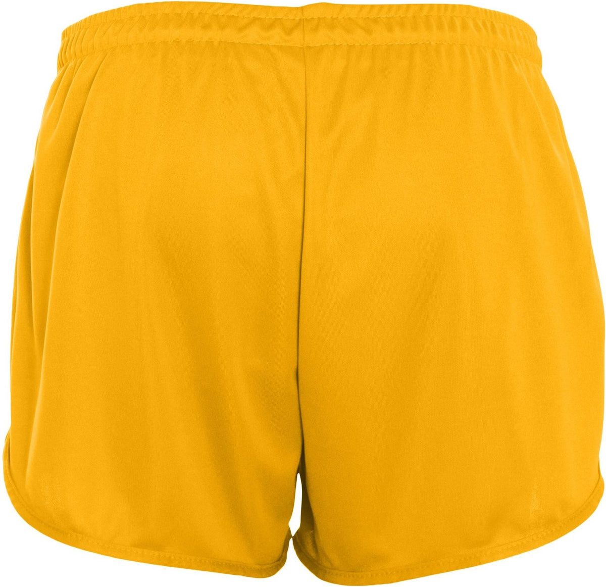 Rear View of GOLD LADIES ACCELERATE SHORT