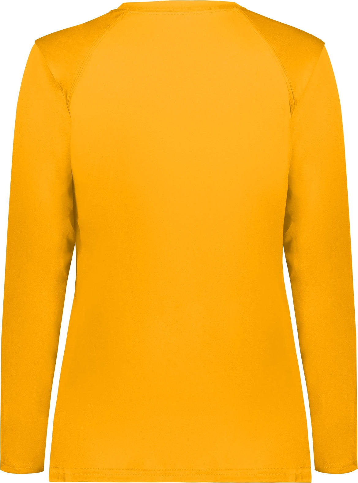 Rear View of GOLD LADIES B-CORE L/S TEE