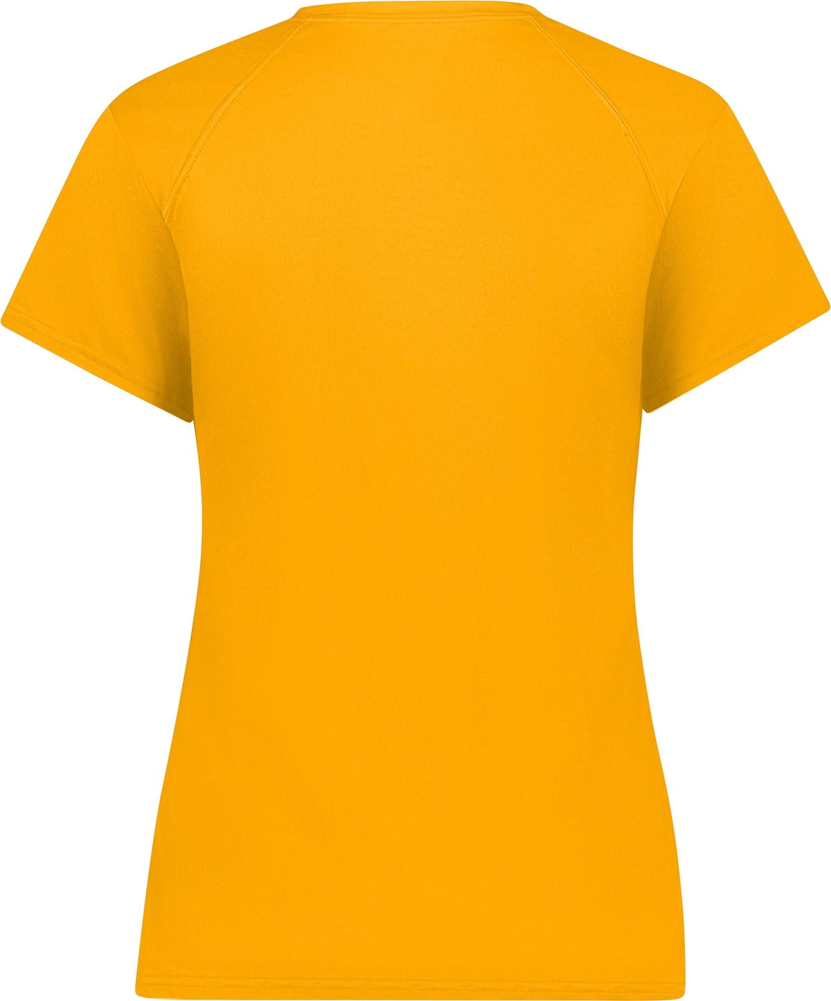 Rear View of GOLD LADIES B-CORE TEE