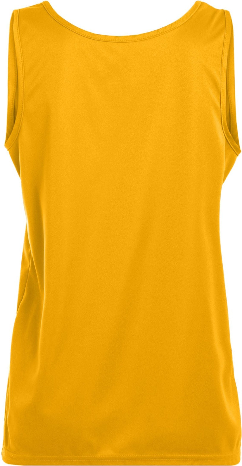 Rear View of GOLD LADIES TRAINING TANK