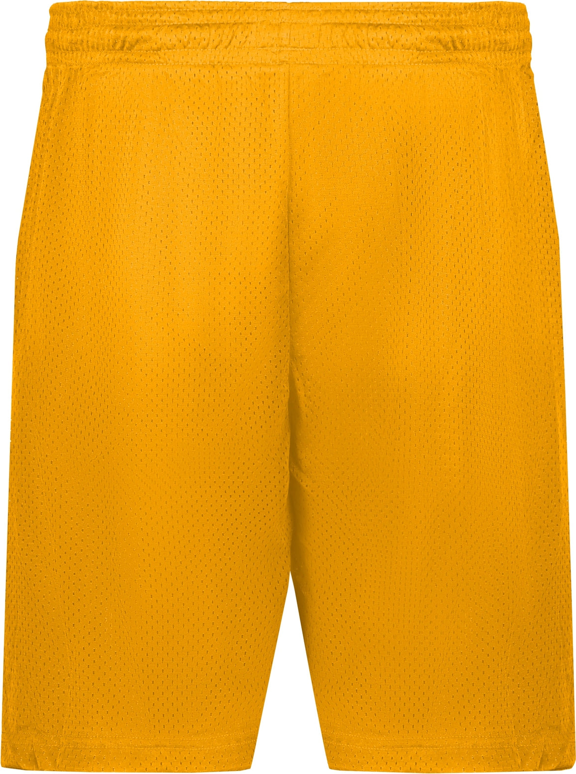 Rear View of GOLD MESH/TRICOT SHORT