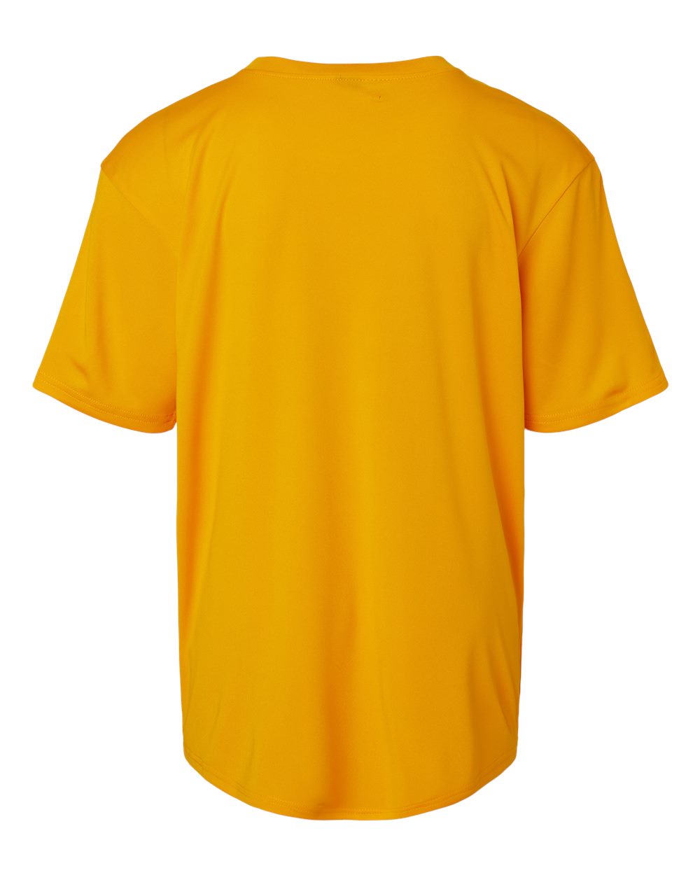 Front View of Gold Pro-Lock Youth Performance T-Shirt - 48000Y