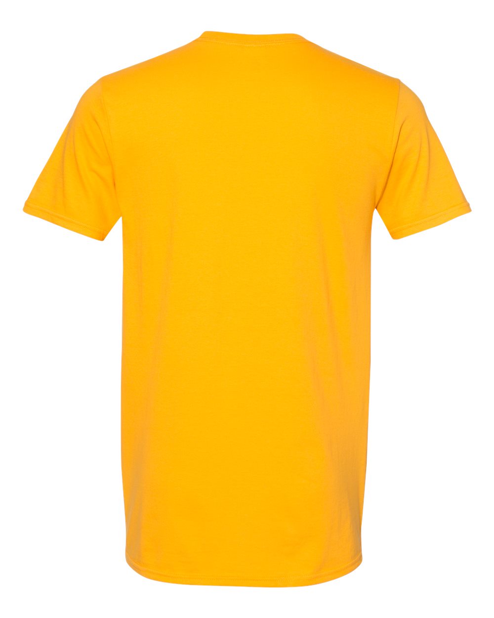 Rear View of Gold Softstyle® T-Shirt - 64000