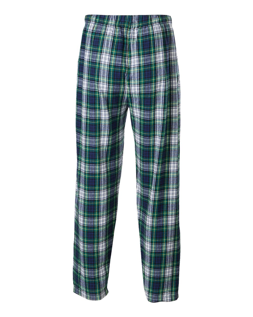 Front View of Gordon Plaid Harley Flannel Pants - BM6624