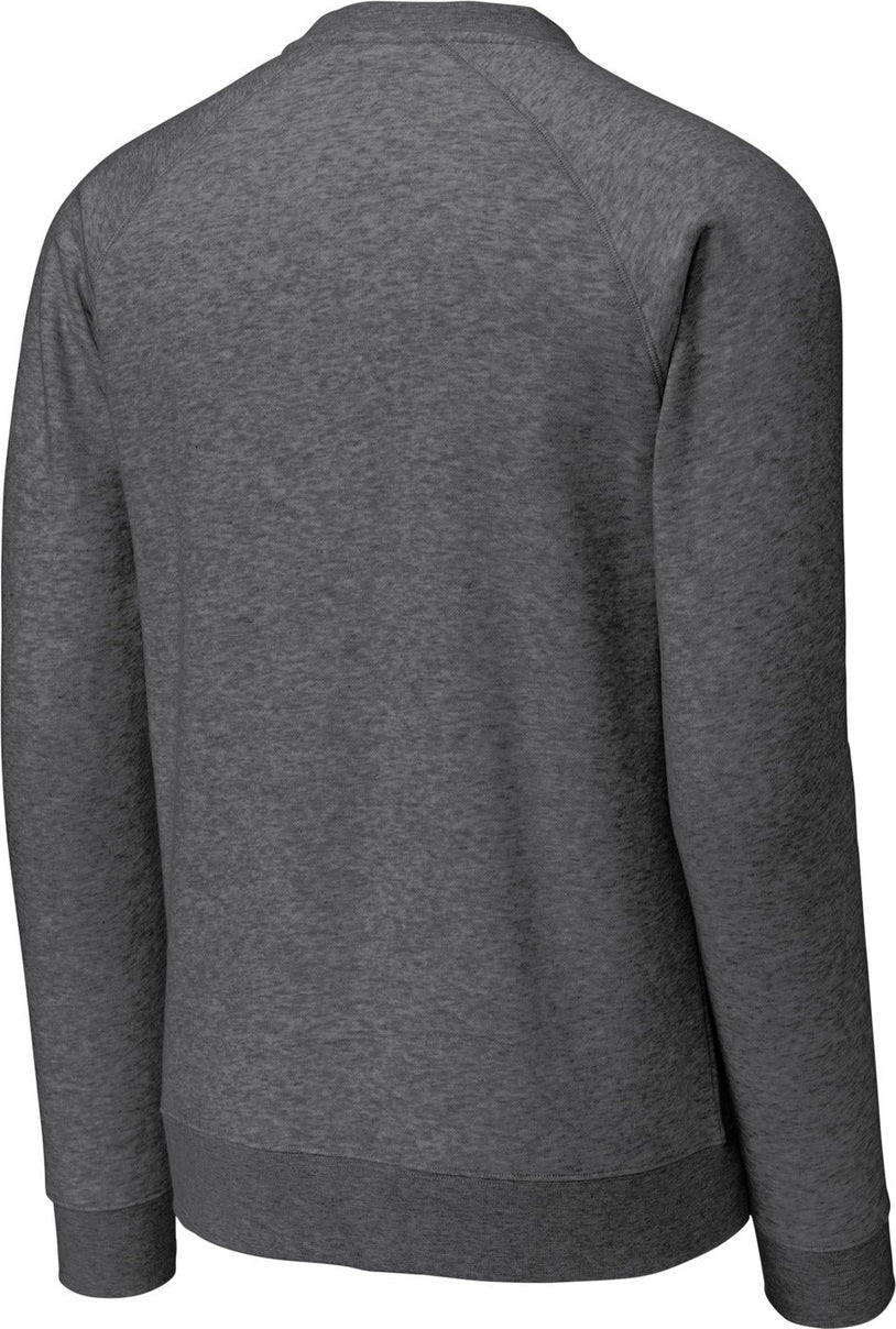Rear View of GphHeather Sport-Tek Drive Fleece Crewneck STF203