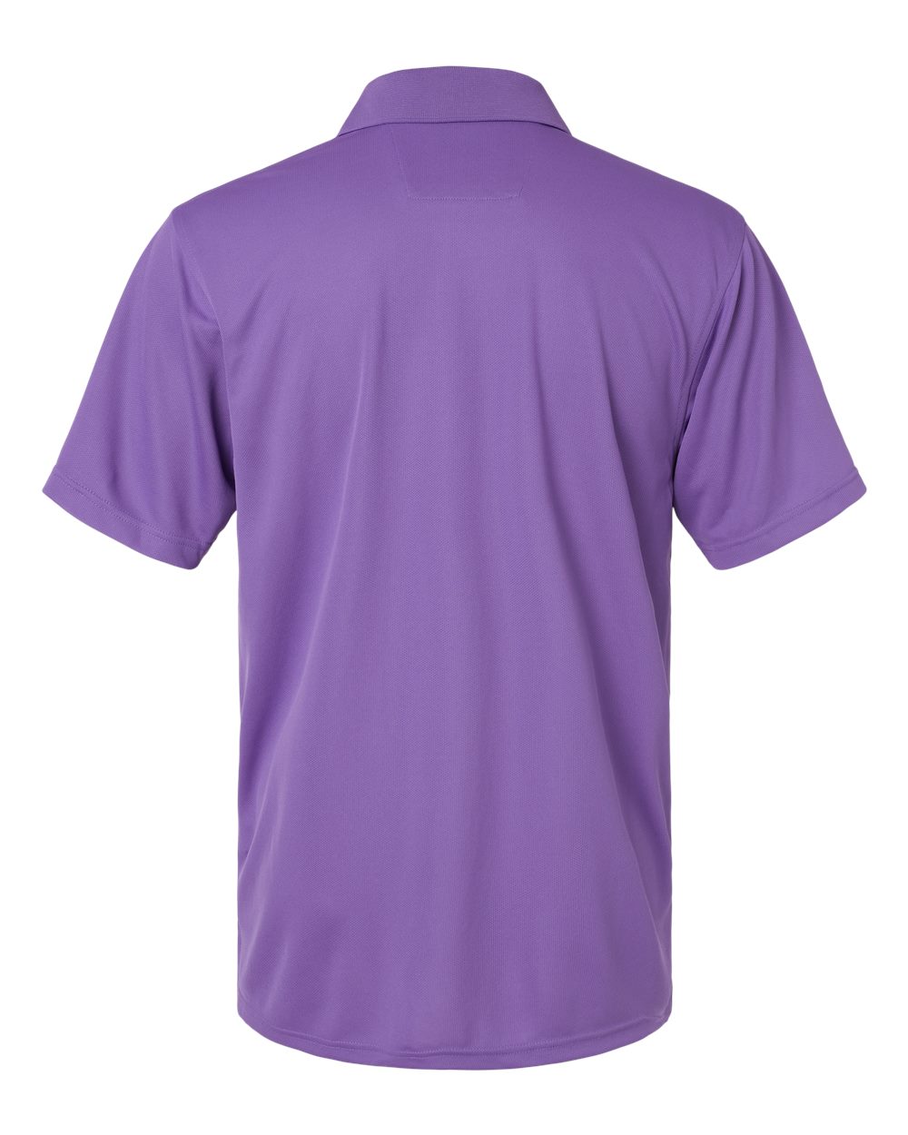 Front View of Grape Saratoga Performance Mini Mesh Polo - 100