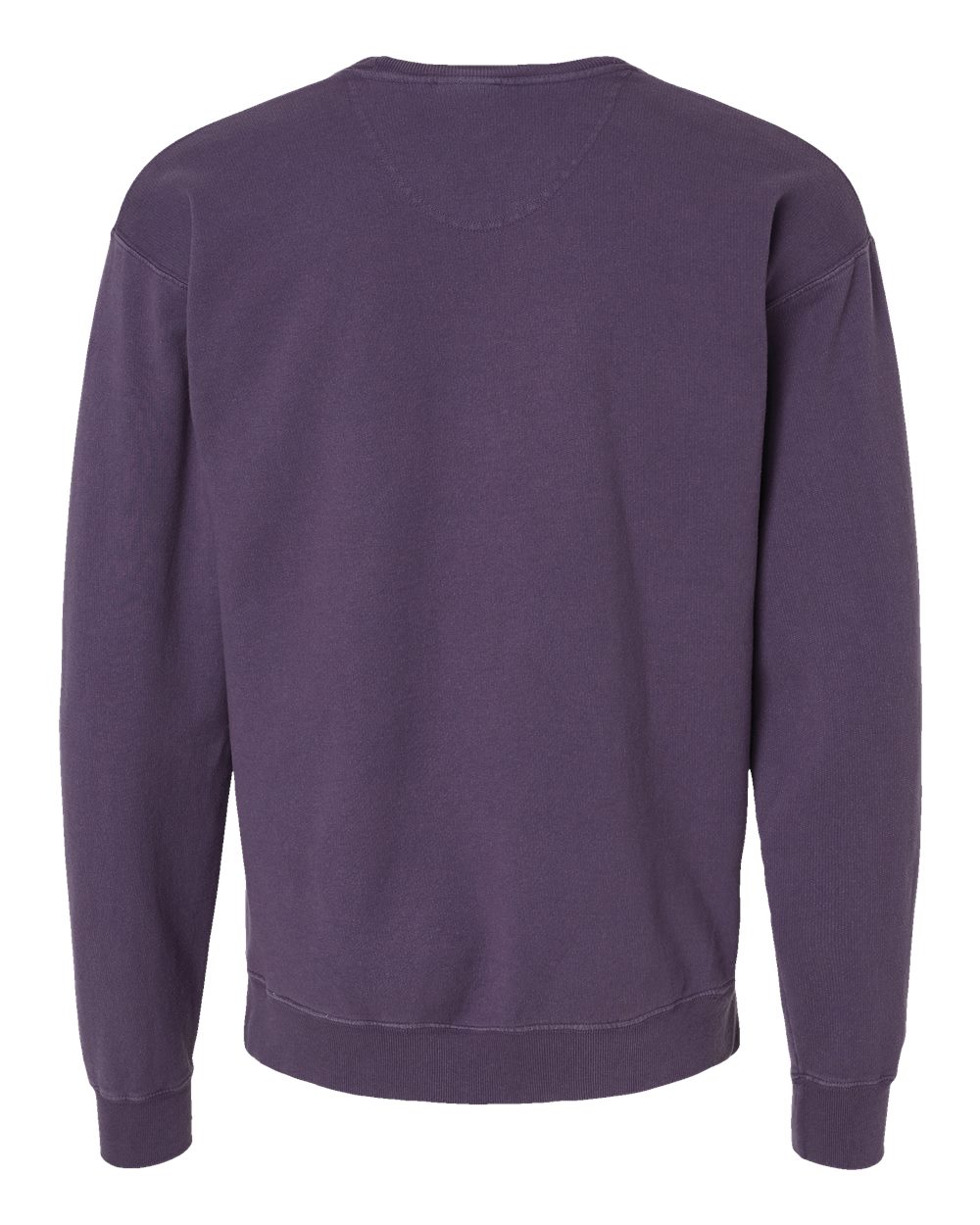Front View of Grape Soda Garment-Dyed Crewneck Sweatshirt - GDH400