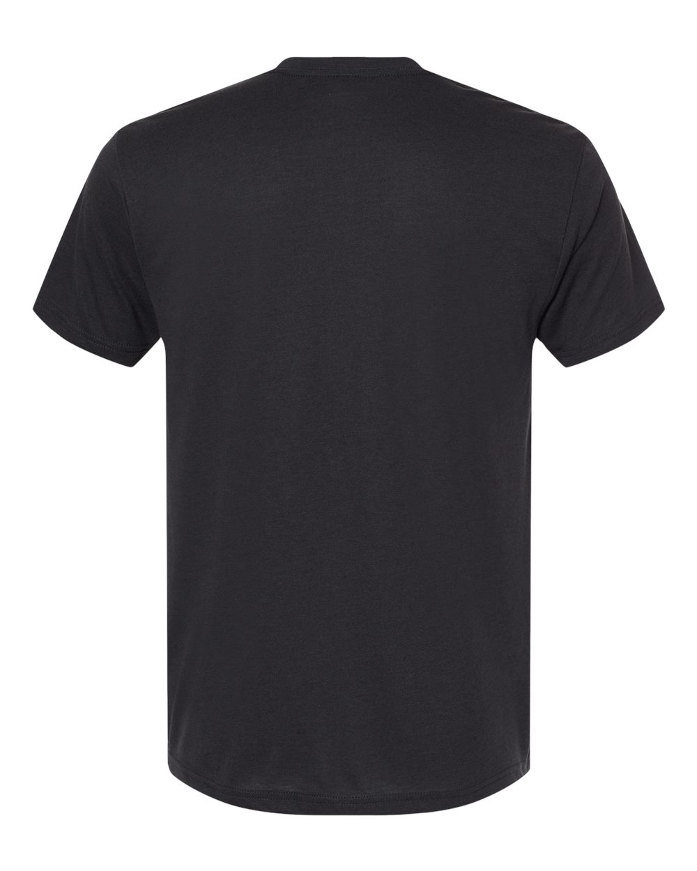 Front View of Graphite Black Triblend T-Shirt - 6010