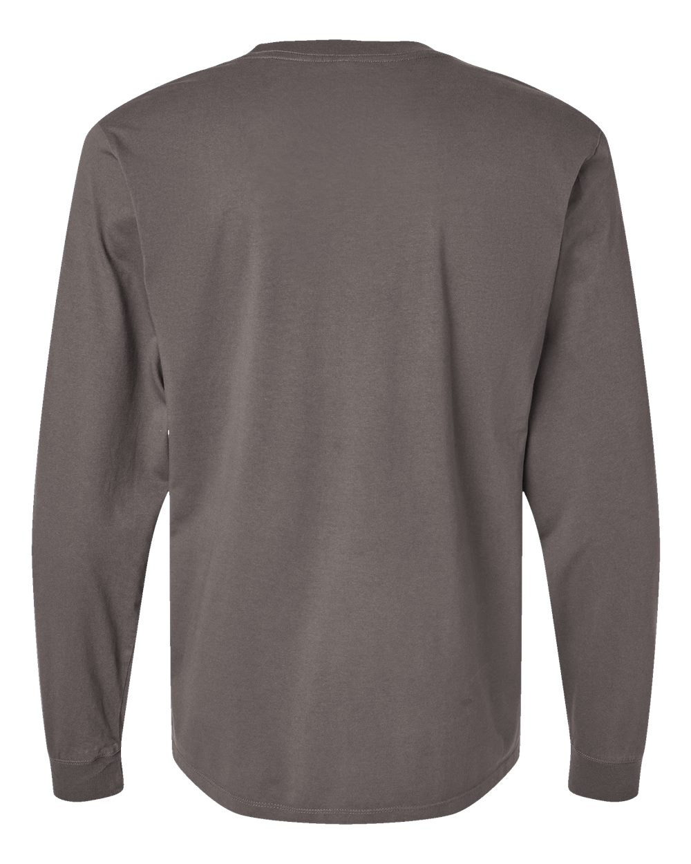 Front View of Graphite Classic Long Sleeve T-Shirt - 220