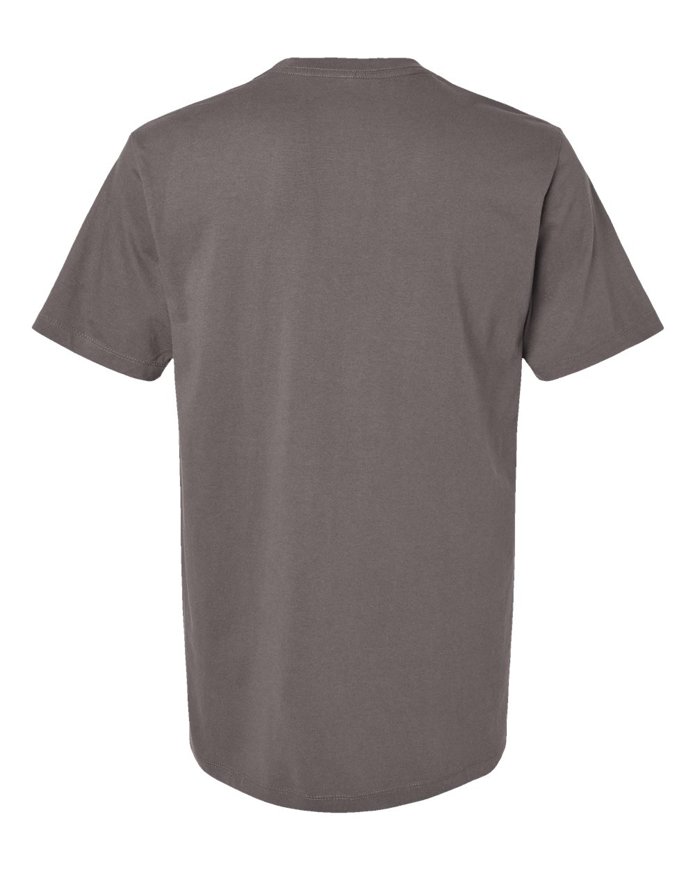 Rear View of Graphite Classic Pocket T-Shirt - 210
