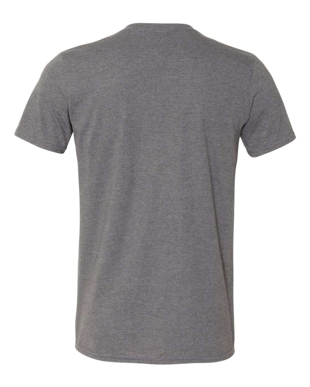 Rear View of Graphite Heather Softstyle® Lightweight T-Shirt - 980