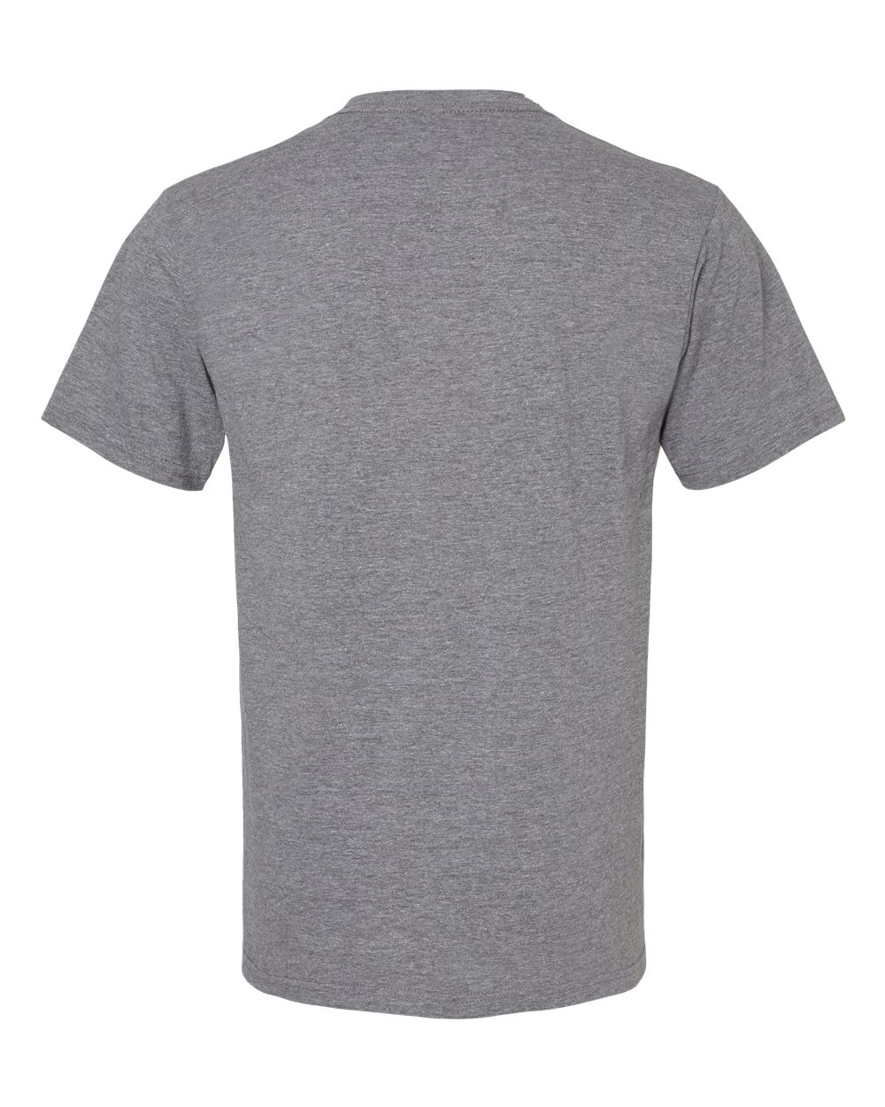 Front View of Graphite Heather Softstyle® Midweight T-Shirt - 65000