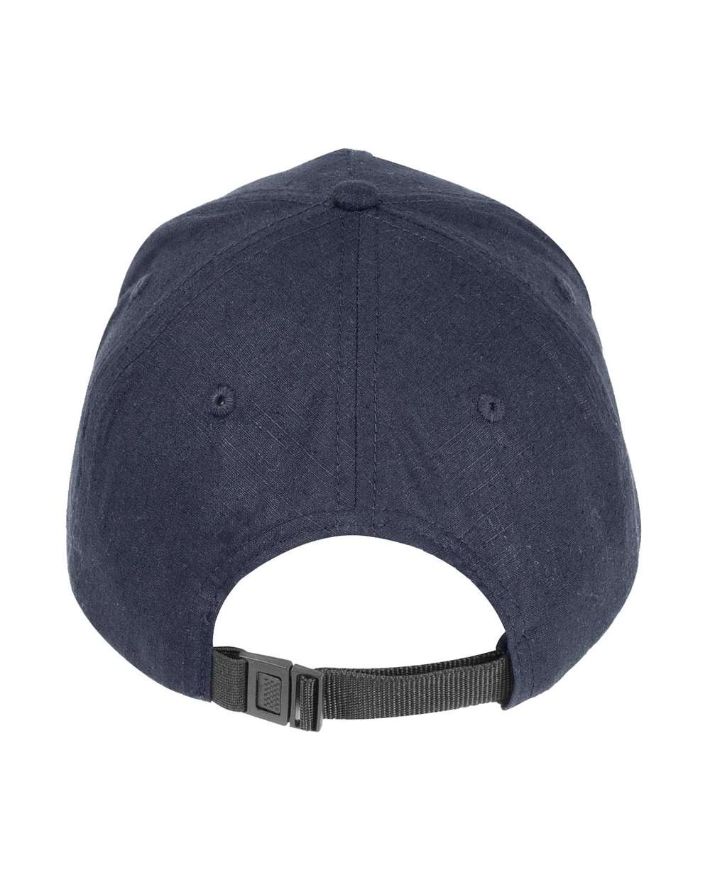Rear View of Graphite Hemp Hero Cap - EC7101 plain