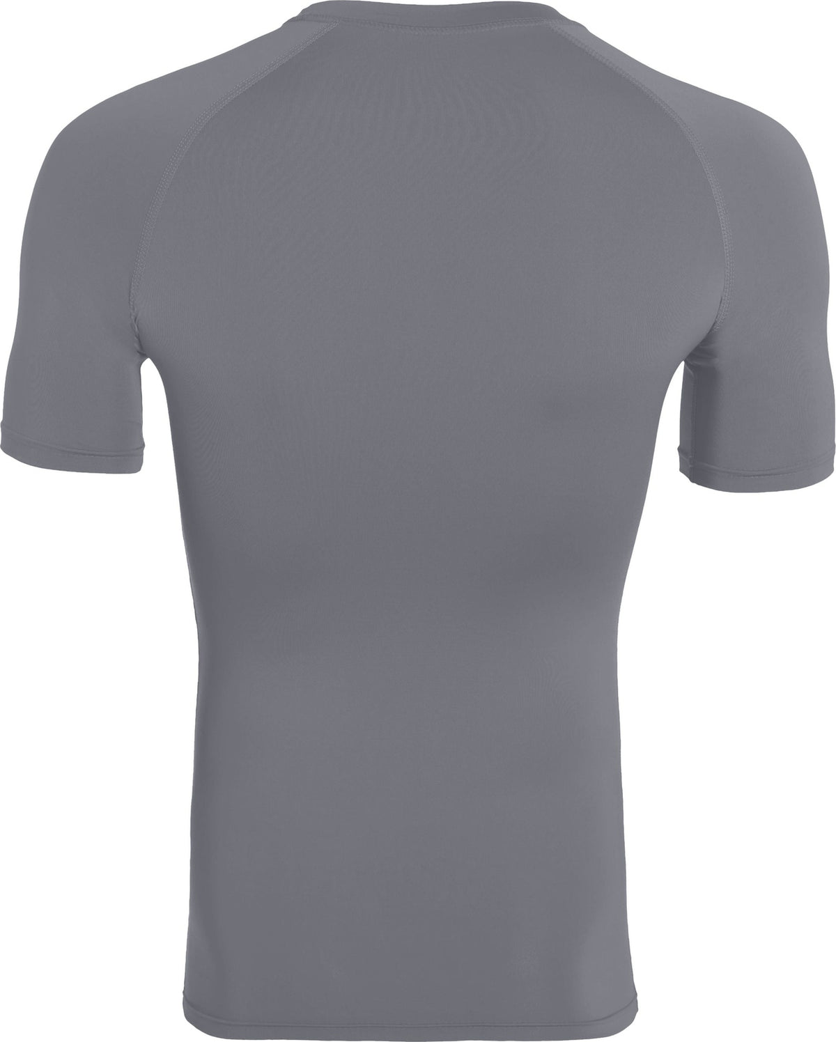 Rear View of GRAPHITE HYPERFORM COMPRESSION SS SHIRT