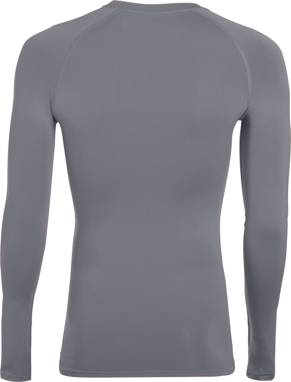 Rear View of GRAPHITE HYPERFORM LS COMPRESSION SHIRT