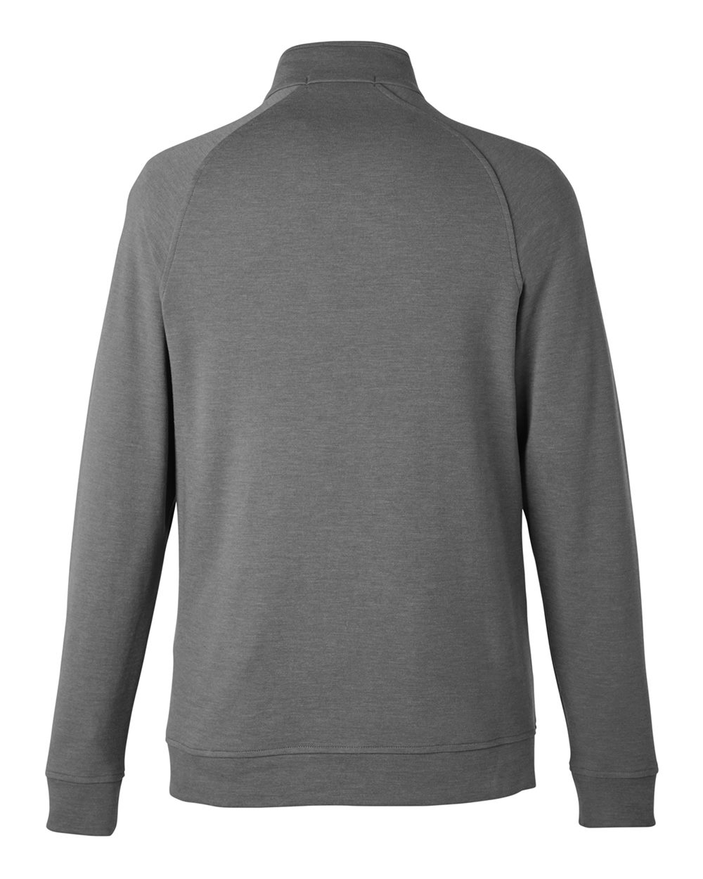 Front View of Graphite Melange Men's New Classics® Charleston Quarter-Zip Pullover - DG481