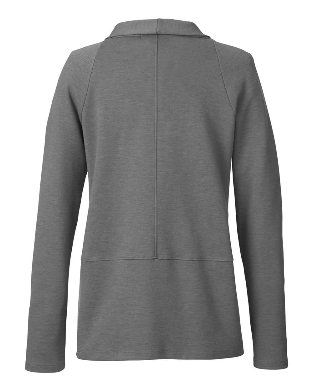 Front View of Graphite Melange Women's New Classics® Charleston Cardigan - DG481W